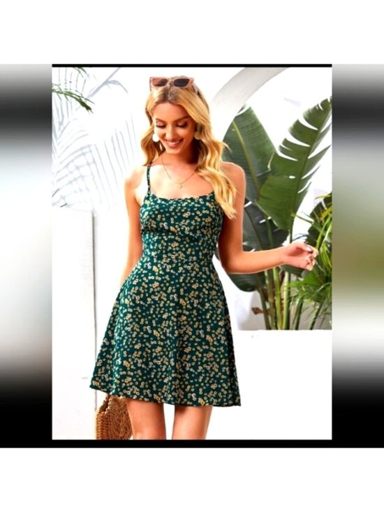 None Dresses & Skirts - NEW Laceup Backless Cami Dress